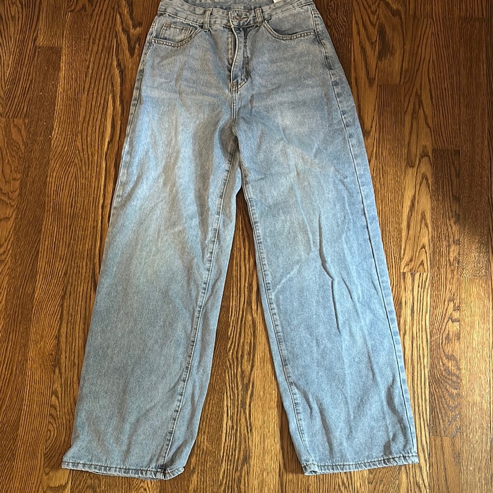 Light Blue High-Waisted Jeans